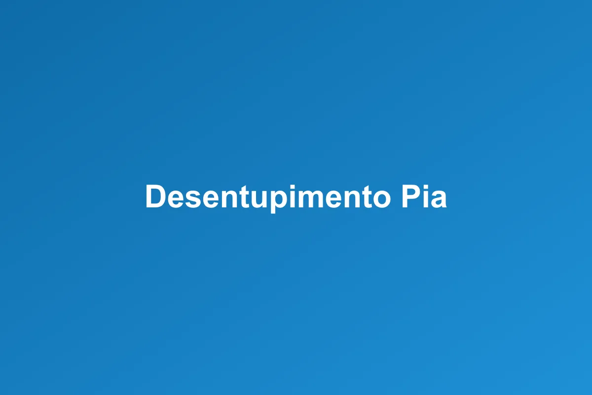 Desentupimento de pia em Araçatuba – desobstrução profissional